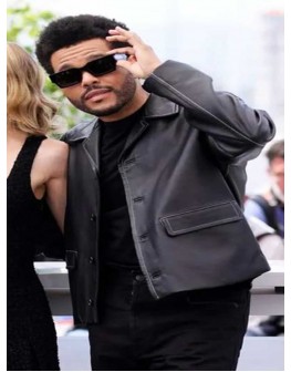 The Weeknd The Idol Tedros Black Leather Jacket